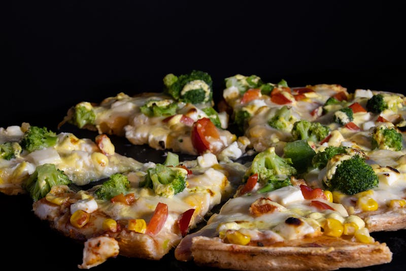 Detroit Style Deep Dish pizza with crispy edges